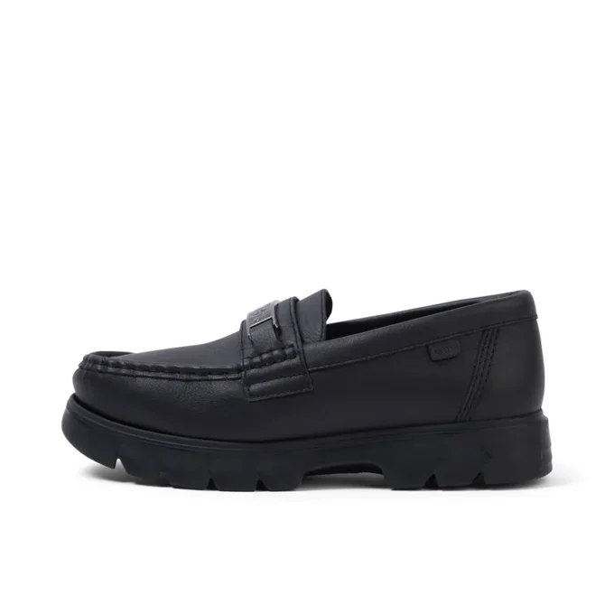 Lennon Loafer voor volwassenen, unisex, leer, zwart