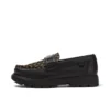 Lennon Loafer voor volwassenen, unisex, leer, zwart