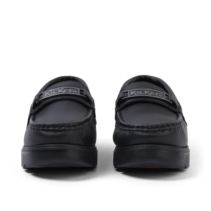 Lennon Loafer voor volwassenen, unisex, leer, zwart