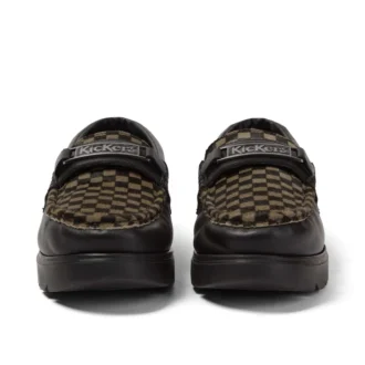 Lennon Loafer voor volwassenen, unisex, leer, zwart