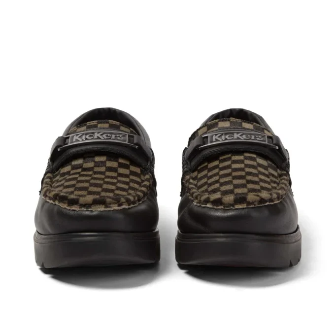 Lennon Loafer voor volwassenen, unisex, leer, zwart