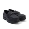 Lennon Loafer voor volwassenen, unisex, leer, zwart