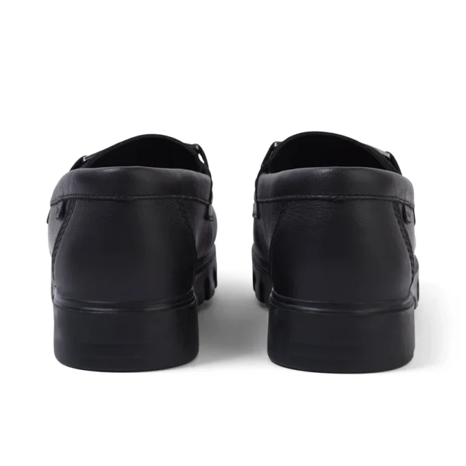 Lennon Loafer voor volwassenen, unisex, leer, zwart