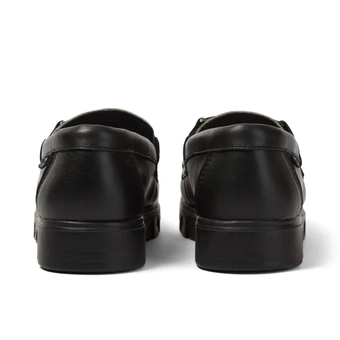 Lennon Loafer voor volwassenen, unisex, leer, zwart