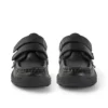 Reasan Twin Vel Leren Schoenen voor Jongens, Zwart