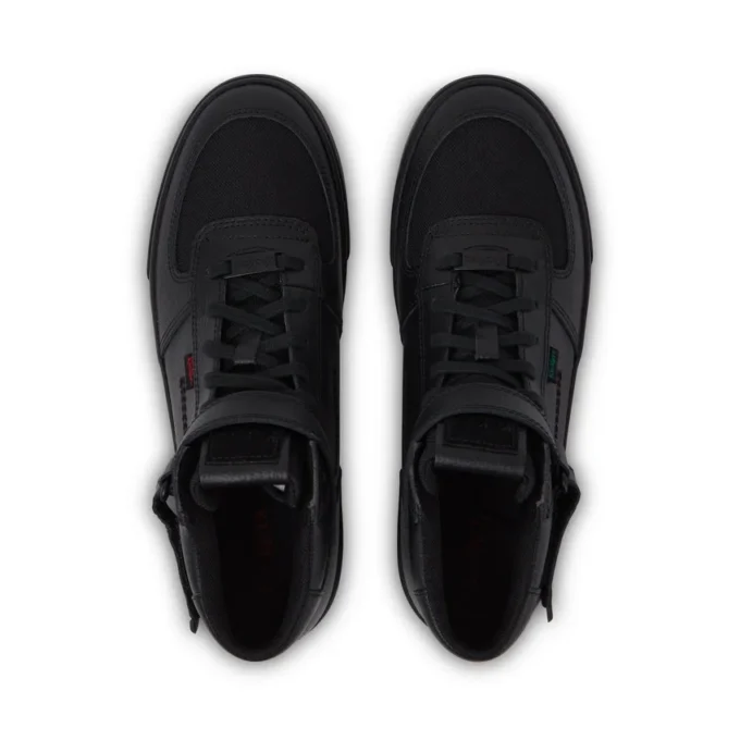 Tovni Hi Mix Mesh Text Boots voor volwassen heren, zwart