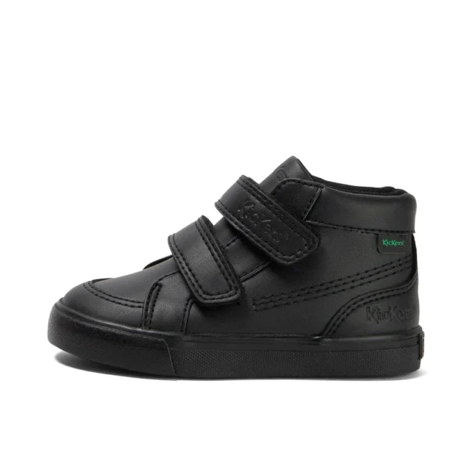 Tovni Hi Vel voor baby’s, unisex, leerimitatie, zwart