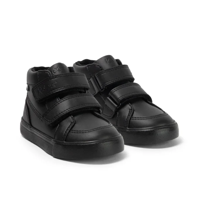Tovni Hi Vel voor baby’s, unisex, leerimitatie, zwart