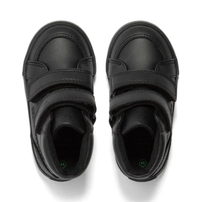 Tovni Hi Vel voor baby’s, unisex, leerimitatie, zwart