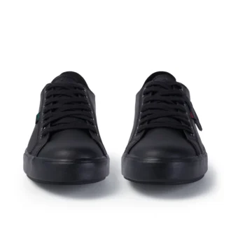 Tovni Lacer voor volwassenen, unisex, leer, zwart