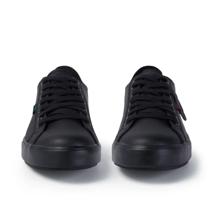 Tovni Lacer voor volwassenen, unisex, leer, zwart