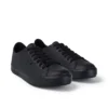 Tovni Lacer voor volwassenen, unisex, leer, zwart