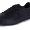 Tovni Lacer voor volwassenen, unisex, leer, zwart