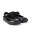 Tovni MJ-brogues voor babymeisjes, zwart lakleer
