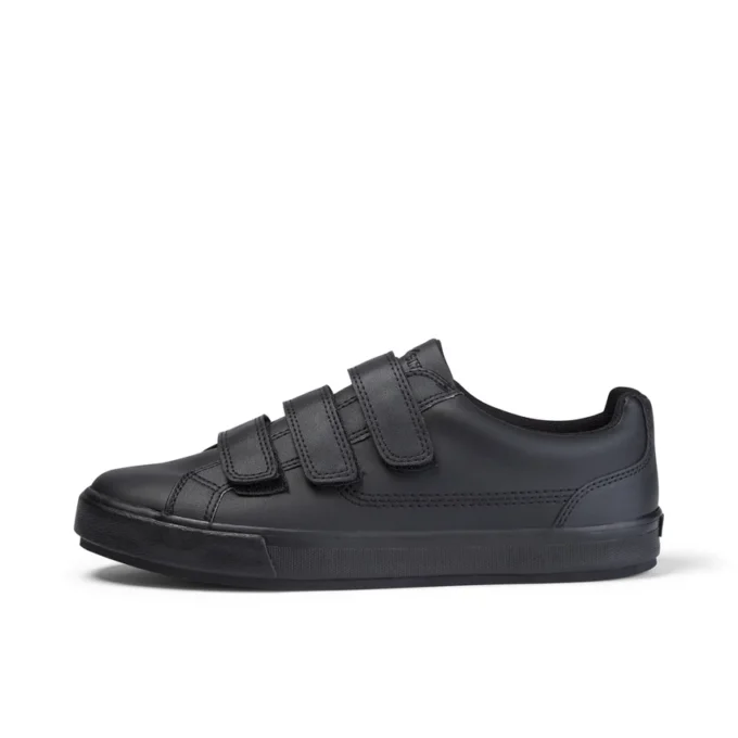 Tovni Trip voor volwassenen, unisex, leer, zwart