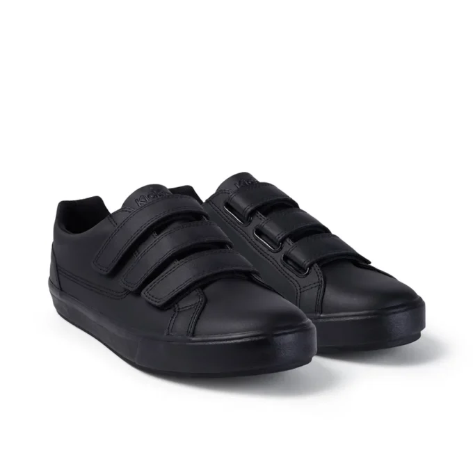 Tovni Trip voor volwassenen, unisex, leer, zwart