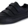 Tovni Trip voor volwassenen, unisex, leer, zwart