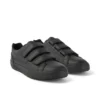 Tovni Trip voor volwassenen, unisex, leerlook, zwart