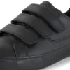 Tovni Trip voor volwassenen, unisex, leerlook, zwart