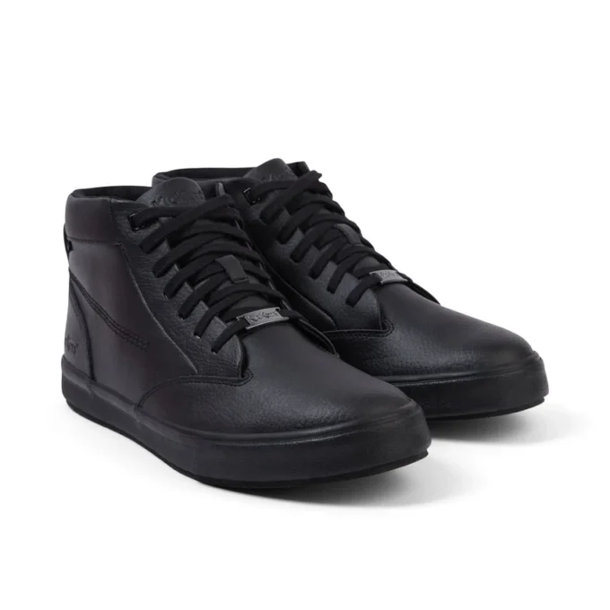 Tovni Tumble Hi leer zwart, unisex voor volwassenen