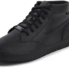 Tovni Tumble Hi leer zwart, unisex voor volwassenen