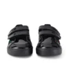 Tovni Twin Vel lakleder voor babymeisjes, zwart