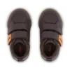 Tovni Twin ZigZag sneakers voor babyjongens, bruin leer Tovni Twin ZigZag sneakers voor babyjongens, bruin leer