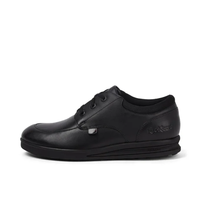 Troiko Lo leren schoenen voor jongens, zwart