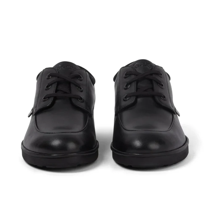 Troiko Lo leren schoenen voor jongens, zwart