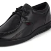 Troiko Wall leren schoenen voor jongens, zwart