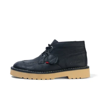 Unisex Daltrey Chuk-leren laarzen voor volwassenen, zwart