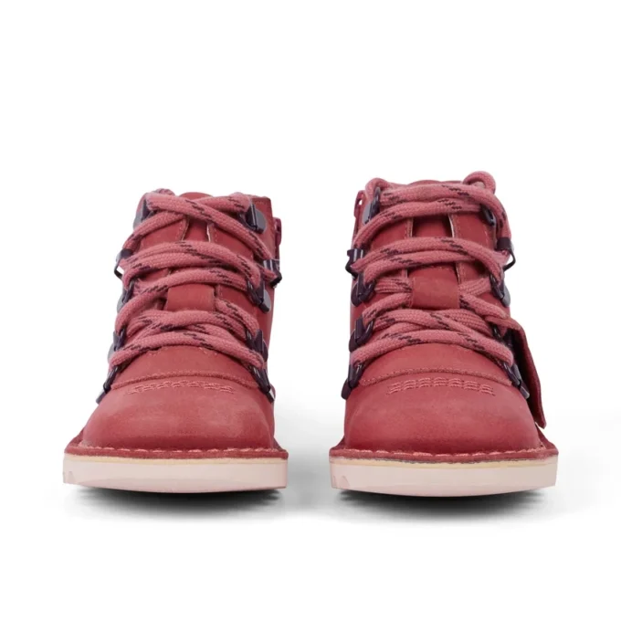 Unisex Kick Hi Explore-schoenen voor baby’s, leer, roze