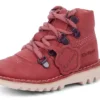 Unisex Kick Hi Explore-schoenen voor baby’s, leer, roze