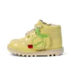 Unisex Kick Hi Fruit lakleren laarsjes voor baby’s, geel