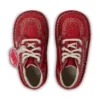 Unisex Kick Hi Glitter-laarzen voor baby’s, rood