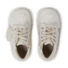 Unisex Kick Hi Glitterlaarzen voor baby’s, wit