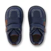 Unisex Kick Hi Roll-laarzen voor baby’s, leer, marineblauw