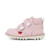 Unisex Kick Hi Roll-laarzen voor baby’s, lichtroze
