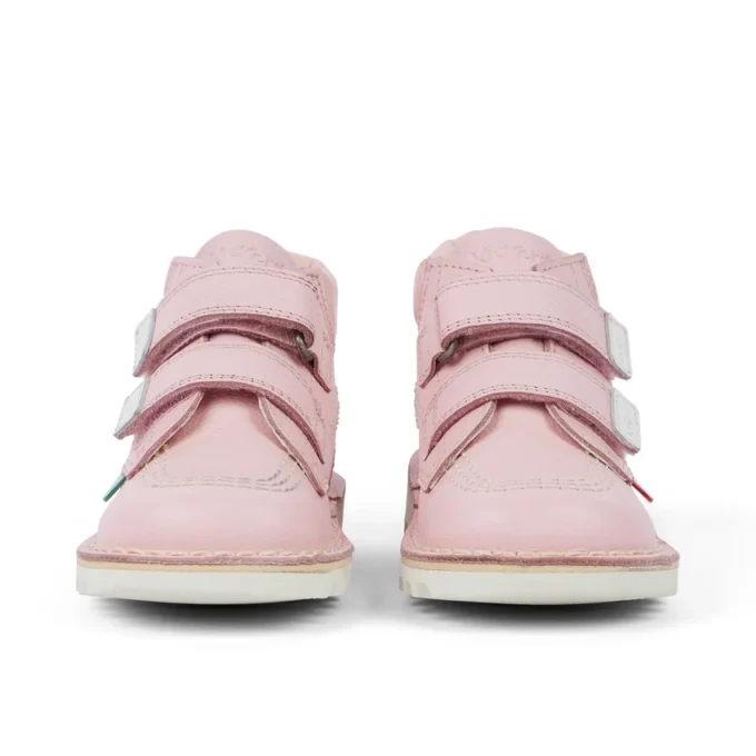 Unisex Kick Hi Roll-laarzen voor baby’s, lichtroze