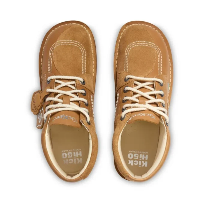 Unisex Kick Hi Stitch-laarzen voor volwassenen, tan