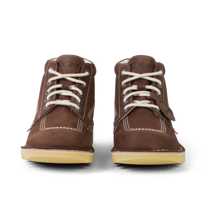 Unisex Kick Hi suède laarzen voor volwassenen, bruin