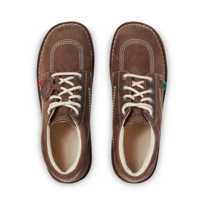 Unisex Kick Hi suède laarzen voor volwassenen, bruin