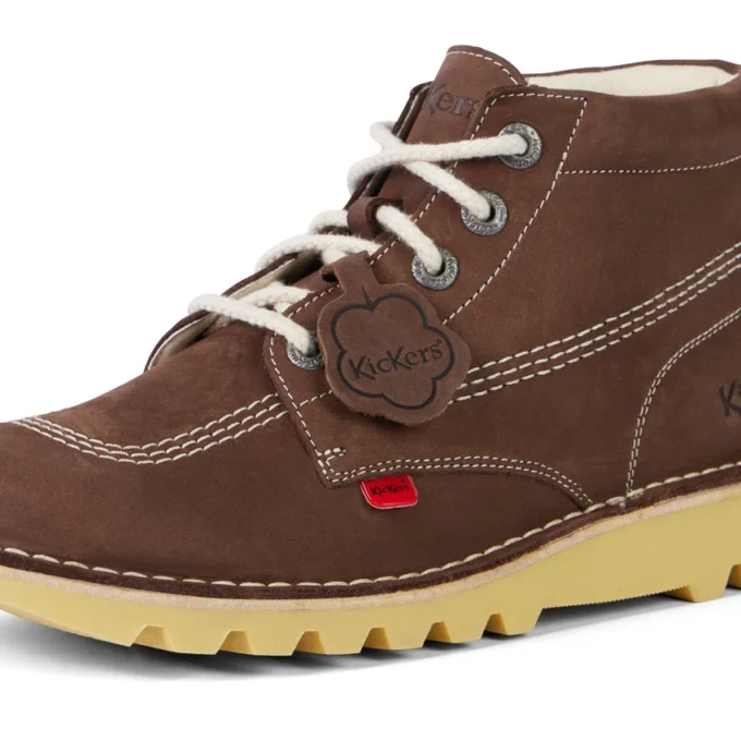 Unisex Kick Hi suède laarzen voor volwassenen, bruin