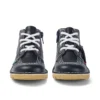 Unisex Kick Hi Zip voor baby’s, leer, marineblauw