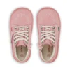 Unisex Kick Hi Zip voor baby’s, nubuck, lichtroze