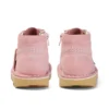 Unisex Kick Hi Zip voor baby’s, nubuck, lichtroze