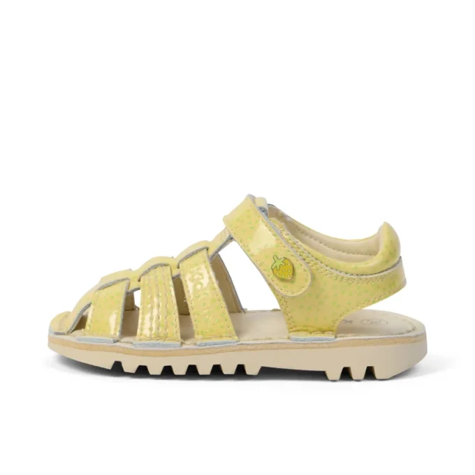 Unisex Kick Sandal voor baby’s Fruit Lichtgeel Unisex Kick Sandal voor baby’s Fruit Lichtgeel