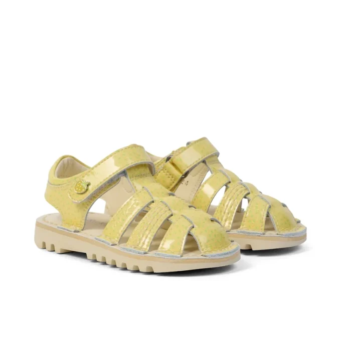 Unisex Kick Sandal voor baby’s Fruit Lichtgeel Unisex Kick Sandal voor baby’s Fruit Lichtgeel