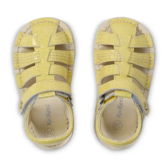 Unisex Kick Sandal voor baby’s Fruit Lichtgeel Unisex Kick Sandal voor baby’s Fruit Lichtgeel