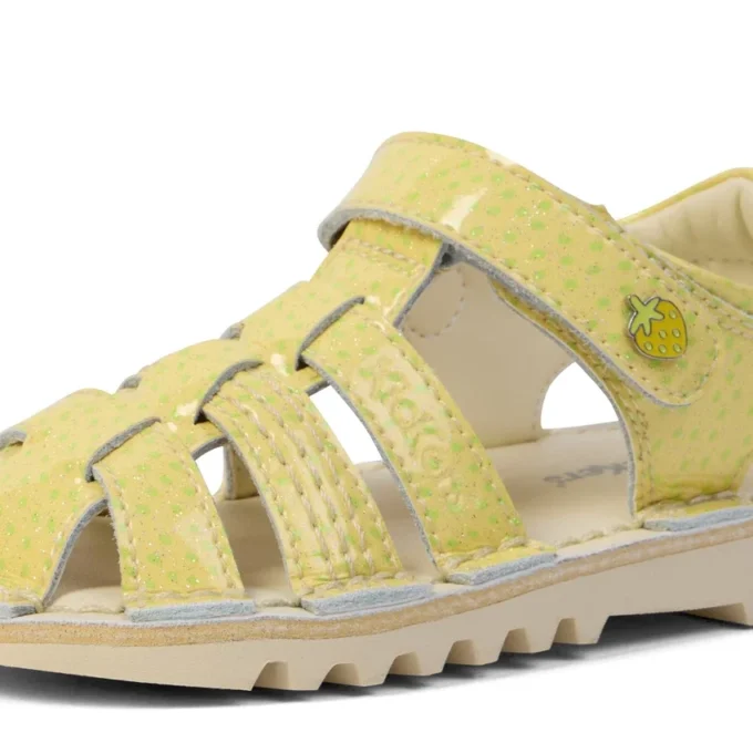 Unisex Kick Sandal voor baby’s Fruit Lichtgeel Unisex Kick Sandal voor baby’s Fruit Lichtgeel